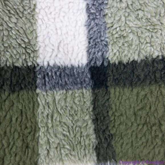 NEW Madewell (Re)sourced Sherpa Popover Tunic Jacket in Plaid, L,NB532 - Picture 15 of 16